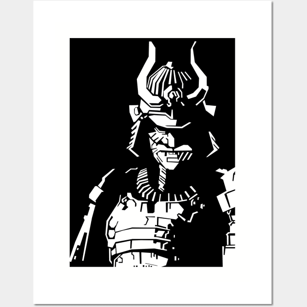 Samurai - Stencil Wall Art by Wahyu Aji Sadewa